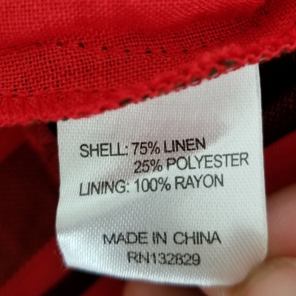 LAcadamie revolve the Jerome pant red black stripe - Picture 6 of 8